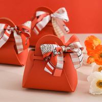 Hediye Sargısı 20 Buah Kotak Pergen Kulit Portabel Dengan Pide Kreatif Pesta Liburan Pernikahan Baru Mudah Merakit Tas Hadiah Kecil 0207