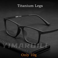 Strame di occhiali da sole Yimaruili Ultra leggera quadrata comoda occhiali grandi occhiali puro occhiali da prescrizione ottici telaio uomini hr3068 230208