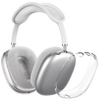 Para AirPods, acess￳rios de fone de ouvido com faixa de cabe￧a m￡xima TPU transparente Solid Silicone Protective Case Protective Airpod maxs pro fone de ouvido capa de fone de ouvido