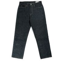 Jeans masculinos 15 oz Selvedge Denim Midwaist Straight Casual Vintage Pants 230210