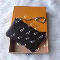 كيس مفتاح 62650 Pochette Designer Mini Womens Men Key Ring Ring حامل بطاقة الائتمان المحفظة المصغرة حقيبة محفظة