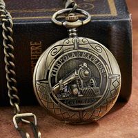 Relojes de bolsillo Vintage Retro Mecánico Pocket Watch The Polar Express Design Roman Numerals Hollow Skeleton Mens Mechanical Pocket Chain 230210