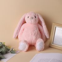 30 cm Pâques en peluche Rabbit Beau lapin moelleux avec un animal en peluche avec des oreilles tombantes toys gris bleu blanc rose et point 8 couleurs