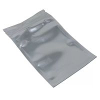 20 tamaños de aluminio lámina transparente para bolsas de embalaje minorista de plástico con cremallera con cremallera.