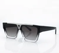 Mode luxe ontwerper bewijsmateriaal zonnebril 1502 voor mannen vintage vierkante vorm glazen avant-garde heuphop stijl brillen anti-ultraviolet worden geleverd met doos en handtas