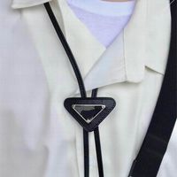 Fashion Neck Tie Designer Accessoire pour femme Tie avec boîte Box Design Men Femmes Femmes Inverse Triangle Géométrique Lettre Suit Colde Nettoy