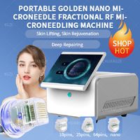 Profesyonel Microbleedle En İyi R/ F Cilt Sıkma Makinesi/ Kesirli Mikroiğleedli Güzellik Makinesi Salon Kullanımı