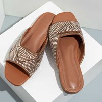 Slippers 2023 Sandálias planas de sinistro de slippers de nova feminina para femininos para roupas planas para mulheres de fundo macio de baixo para mulheres g230210