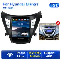2 DIN Android 11 Player para Tesla Style Car DVD Radio para Hyundai Elantra Avante i35 2011-2016 Multimedia GPS 2Din CarPlay Stereo Bt