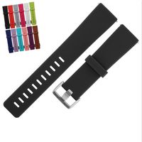Silikon Ersatzbänder TPE Band Watchband für Fitbit Versa Uhr intelligent neutrales klassisches Armband Armbandband mit Nadelverschluss