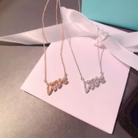 Collar de moda Diseñador Joyas para mujeres Partido de lujo de lujo Carta de amor Carta Collares Collares Diamantes para mujeres Estilo vintage