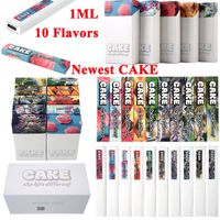 Auf Lager neueste Kuchen 5. Einweg -Vape -Stifte wiederaufladbare E -Zigaretten 1 ml leere Ger￤teschoten Verpackung 280 mAh Batterie Start Kits Dicke ￖl Vapes