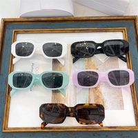 Okulary przeciwsłoneczne retro okulary moda pełna rama projektant 17 W szklanki spolaryzowana dama lato z pudełkiem Y2K dla kobiet