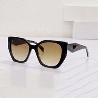 Okulary przeciwsłoneczne 2023 Projekt trendu panie moda moda octanowa rama anty-ultrafiolet pr 19ys Women Słońca okulary żeńskie okulary