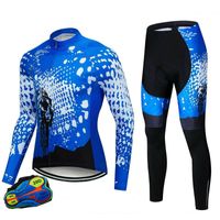 Cycling Jersey Sets Long Sleeve Bike Jerseys With Pants For ...
