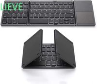 Keyboards Wireless Folding Bluetooth Keyboard With Touchpad For Windows Android IOS Phone Multi-Function Button Mini Tastat T230215