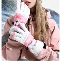 Ski Gloves Winter Women Touch Screen Windproof Keep Warm Bic...