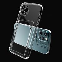 Clear Wallet Card Pocket Phone Case For iPhone 14 13 12 11 P...