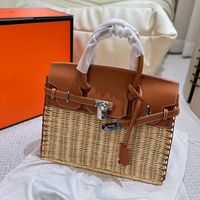 ピンクスガオ女性トートバッグショルダーバッグ最高品質の大容量本革のストローハンドバッグデザイナー豪華財布ファッションショッピングバッグXINYU-0215-245
