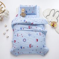 Tiwts 3 pcs 100 coton couette couvercle tai-oreiller en plaquette de lit pour la literie pour enfants pour les couvertures de dessins animés 230216