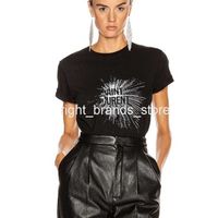 여자 티셔츠 여름 여성 Oneck Tshirt 면화 브랜드 SL 레터 인쇄 티 여성 고품질 캐주얼 남성 플러스 크기 짧은 슬리브 새로운 탑 G100216V23