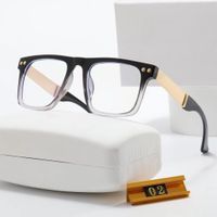 ￓculos de sol de ver￣o quadro preto quadrado ￳culos transparentes mulheres retro acetato homens ￓculos de lentes claras copos de lentes Caixa aleat￳ria 02