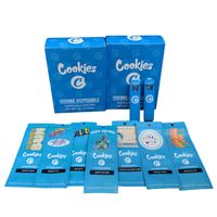Cookie Sigarette elettroniche a vapo usa e getta 1,0 ml Batteria ricaricabile a 280 mAh vaporizzatori vuoti olio spesse 1000pcs