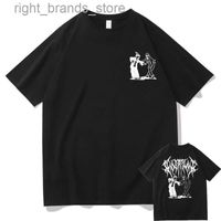 T-shirt maschile magliette da uomo maglietta fantasma suicideboys t magliette pouya uomini uomini donne alla moda hip hop rap rock rock punk cotton cotton cime 0217v23