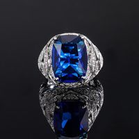 Anelli di nozze Crystal europea e americana Crystal for Women Designer Gioielli per feste di lusso Shining Cubic Zirconia Ring