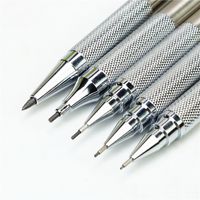 Карандаши 5pcsset Профессиональный металлический механический карандашной рисунок дизайн рисования HB 2B Black Pen Mopper и из нержавеющей стали 230217