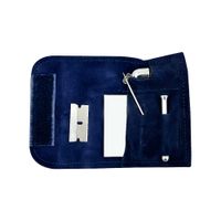 Snuff Kit Snorting Set in a leather wallet Sniff Bottle Spoo...