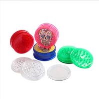 60mm plastic tobacco grinders 3 layer grinder for smoke acce...
