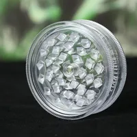 60MM Plastic Grinder Tabacoo Herb with Magnet 3 Layers Parts...