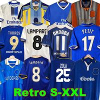 2011 Retro Soccer Jersey Lampard Torres CFC Drogba 11 12 13 Final 94 95 96 97 99