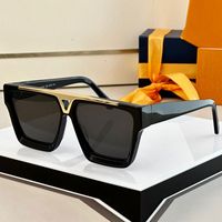 Mens Luxury Sunglasses Z1811E Moda Classic Square Block Block Frame masculino Designer de sol Dirigindo férias anti-UV400 de alta qualidade com caixa original