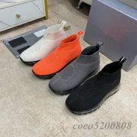 Diseñador de lujo para hombres zapatos casuales de moda Mesh Aire genuino de tejido de cuero zapatillas de calcetín deportivas Diseño de zapatos de hombres Slip en mocasines tenis Masculino