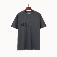 Ess Moda T-Shirt Okulu Çift Kıyafet Crewneck Sıradan T-Shirt Erkek ve Kadın Üstleri Yaz Kısa Kollu Mektup Gömlek 3XL 4XL