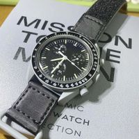 Moon Herrenuhren Vollfunktions-Quarz-Chronographenuhr Mission To Mercury 42 mm Nylon-Luxusuhr Limited Edition-Armbanduhr 2022