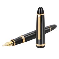 Фонтановые ручки Metal Jinhao x850 Pen Black Gold Ef f Nibs Школьные принадлежности офис бизнес Письмо подарки подарки 230217