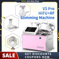 V5 Pro RF Slimming Beauty Machine de alta intensidade Cavitação focada Cavitação rápida Remoção