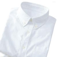 Męskie koszule elegancka koszula mąka solid kolor klapy robocze sytuacja biznesowa jesień wiosna ciepło