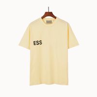 ESS Fashion Tshirts Случайные экипаж Шеи футболки мужчины женские топы для отдыха в стиле Weenkend с коротким рукавом