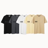 ESS Fashion Tshirts Crew Camisetas informales Menores Mujeres Tops Estilo de ocio Camisas de letras de manga corta 3xl 4xl