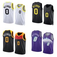 Sheshow Los Angeles Lakers Russell Westbrook #0 Classic Edition Jersey Blue  for Men
