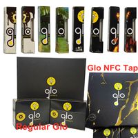 Glo Tap TAP VAPE CARTUGESE 0,8 ml da 1 ml Atomizzatore Coil Ceramic Ceramic Cartidge 510 Filetto Spesso Olio VAPORIZZARE CAPITORE VITE 40 Colori con scatola di display magnetico