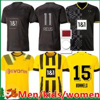 22 23 Haller Soccer Jerseys Reus Dortmund Neongelb Bellingham Hummels Brandt Men Kids Kit Maillot de Foot 2022 2023 Camisa de fútbol Tops