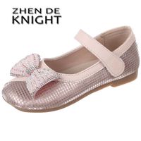 Sandalias zapatos de cuero para niños nuevos zapatos de cristal de niñas