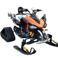 Motor de 200cc Scooter de nieve de nieve bicicleta de nieve ATV de alta calidad con vía de nieve Carretero de nieve bote de nieve para adultos