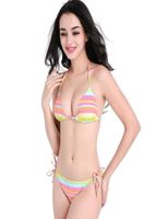 2021 Özel Tasarımcılar Kız Kadınlar İçin İki Parça Seksi Renk Stripes Mayo Burrberry Bikini8802316