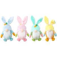 Oggetti decorativi Buona Pasqua senza volto Gnome Rabbit Baby Gifts Decorazione desktop decorazione primaverile coniglietto regalo per bambini decorazioni pasquali ornamenti bambole